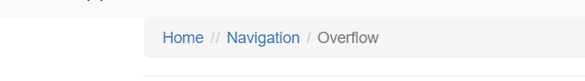 Blazor Breadcrumb Component