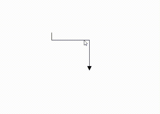 Editing Orthogonal Segment in Blazor Diagram