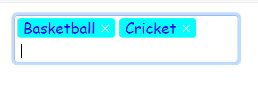 Blazor Multiselect DropDown appearance of chips