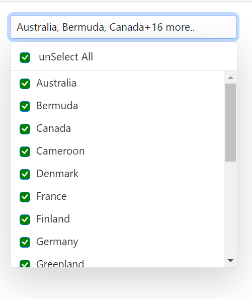 Blazor Multiselect DropDown with customizing checkbox